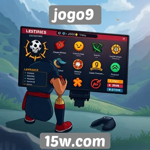 Interface do usuário do jogo9 e suas funcionalidades